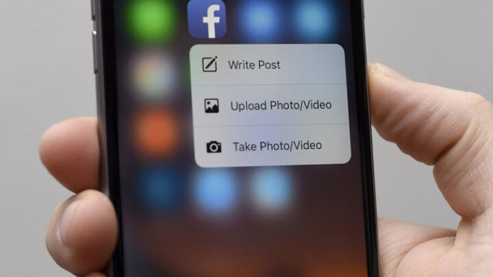 Facebook iOS Uygulaması 3D Touch Kullanım Alanını Genişletti